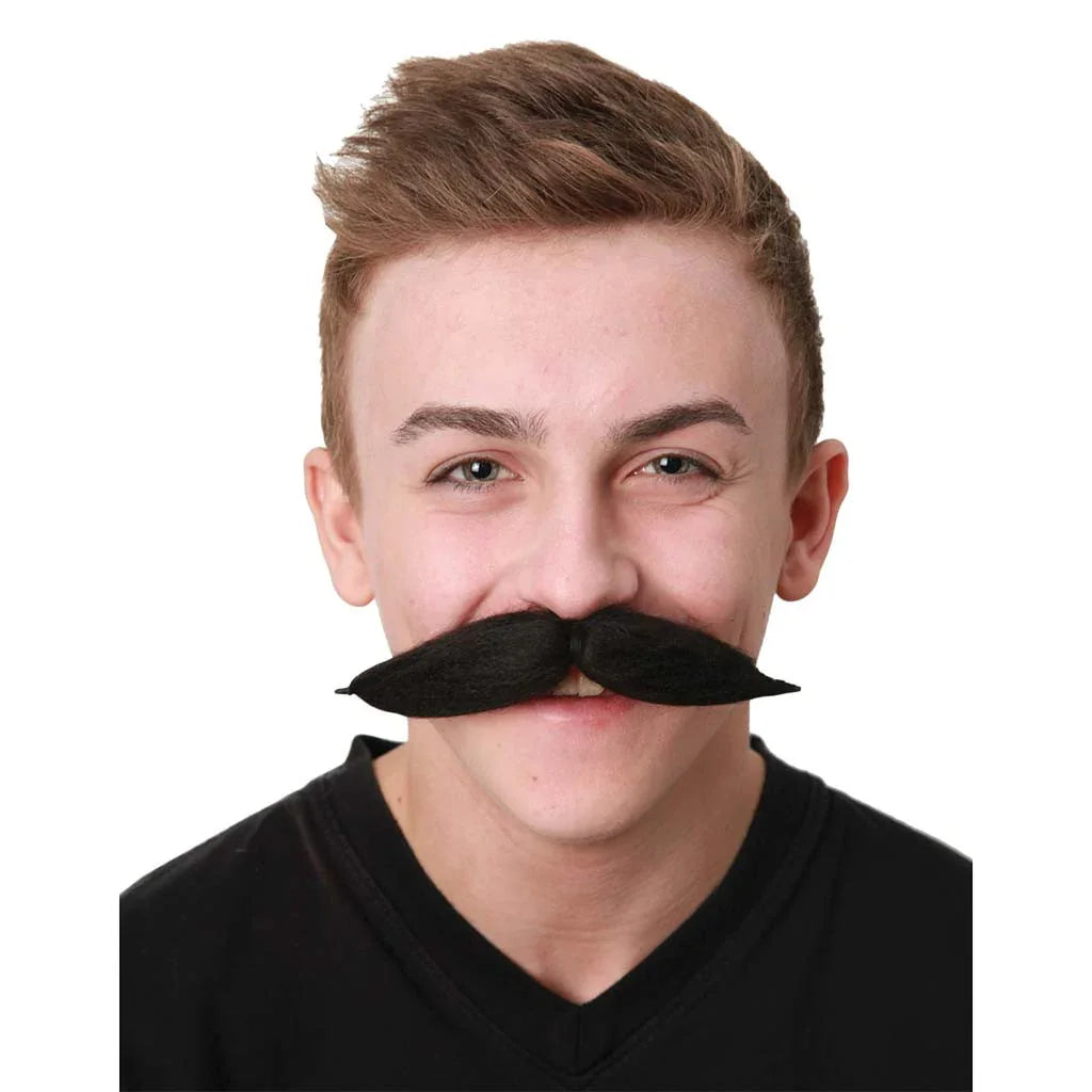 Bigote Negro Grueso Barbas y Bigotes EuroCarnavales